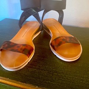 Dolce Vita Vivian Leopard/black sandals